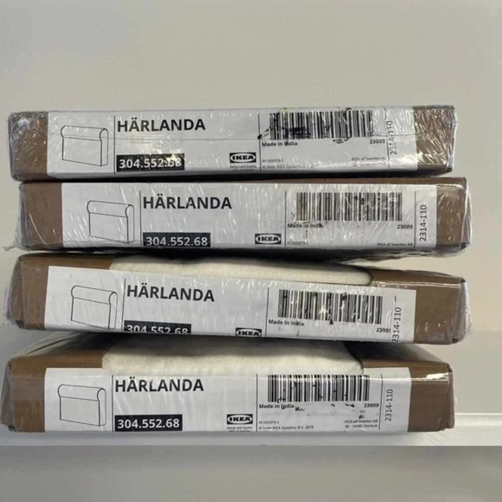 (ONE) IKEA HARLANDA Armrest Cover Slipcover Inseros White 304.552.68
